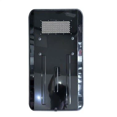 Policajný hliníkový štít proti nepokojom Policajná vojenská technika s otvorom