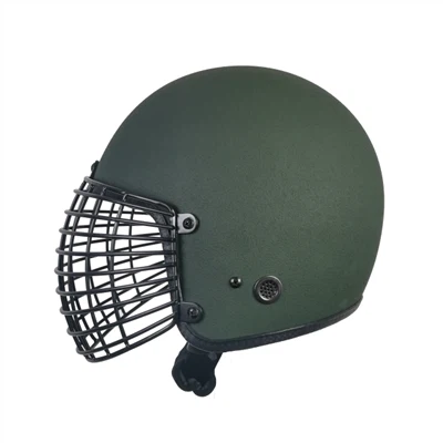 Prilba na nepokoje s kupolovou sieťou